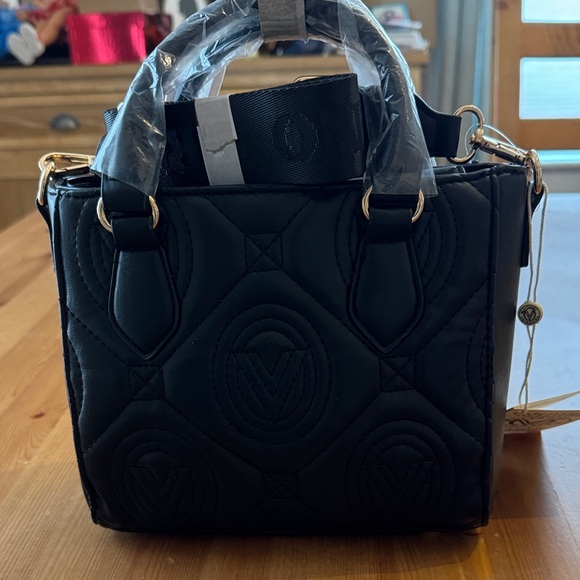 Valentino Orlandi Black Vegan Leather Women's Bag - Picture 5 of 10